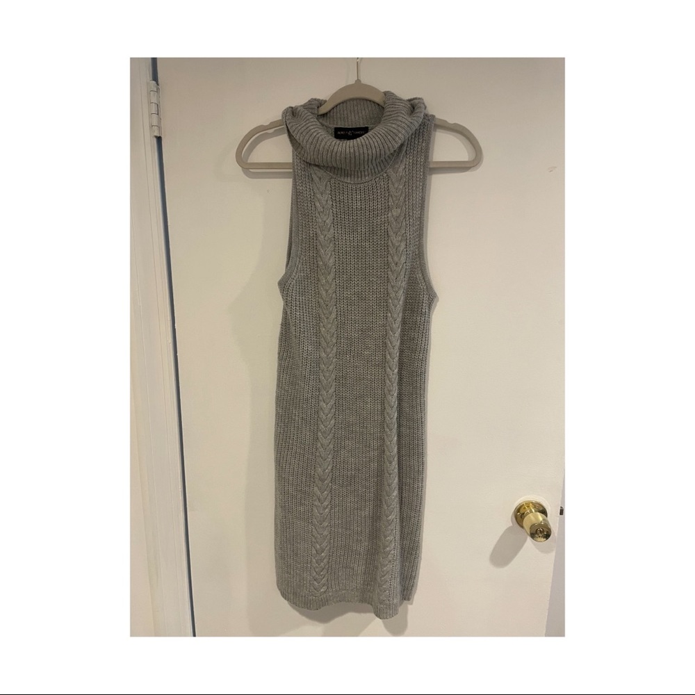 Gray Sweater Dress